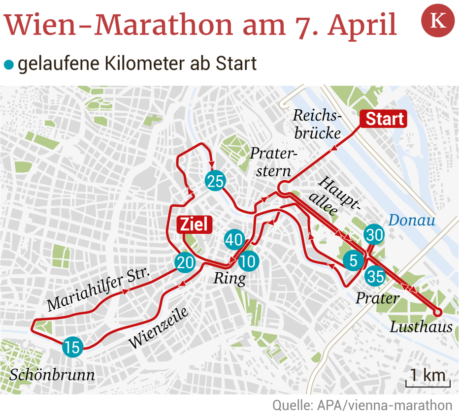 Vienna City Marathon Was Autofahrer wissen müssen