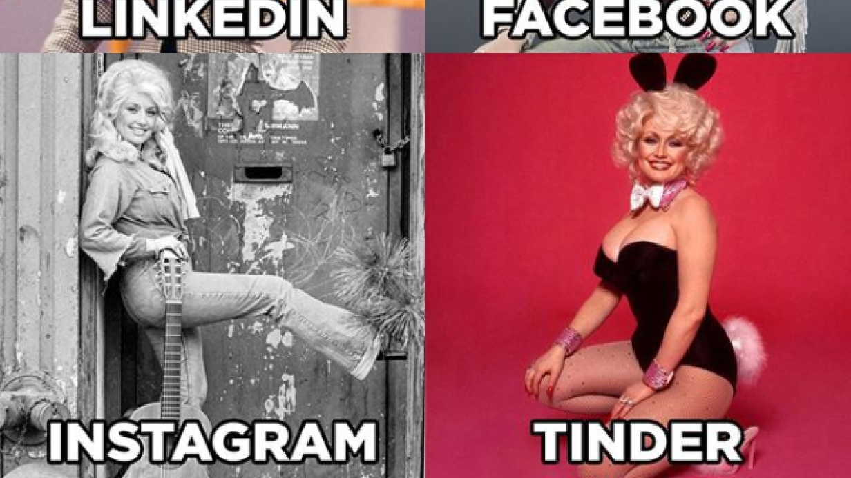Linkedin facebook instagram tinder The 20