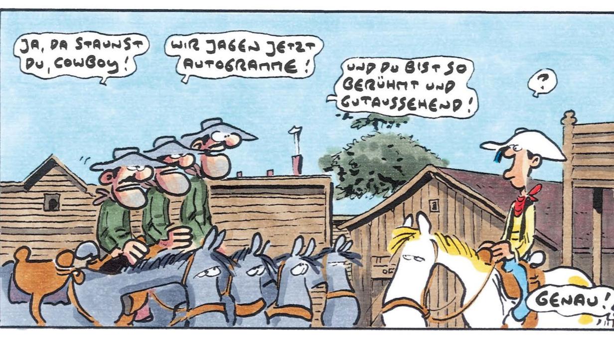 Lucky Luke, ausnahmsweise nicht ganz jugendfrei