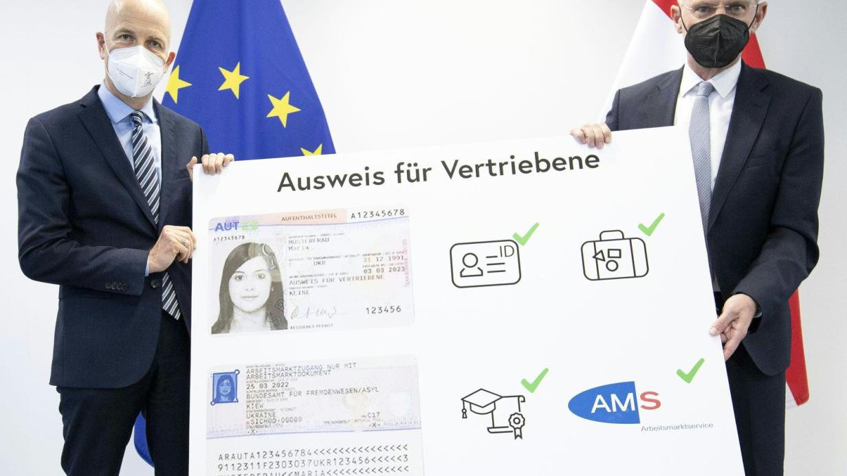 Aufenthaltsrecht für Ukraine-Flüchtige verlängert | kurier.at