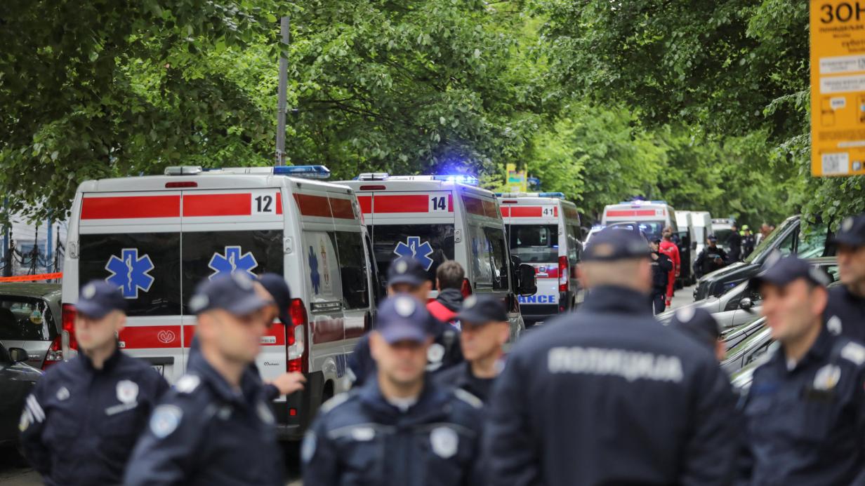Schüler schoss in Schule in Serbien mit Pistole auf Schüler