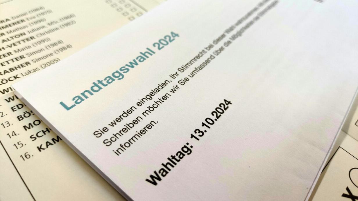Vorarlberger Landtagswahl 2024 Über 53.000 Wahlkarten