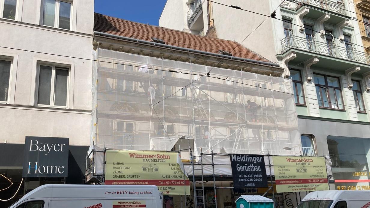 „Problemhaus“ in der Breite Gasse wird nun teilweise saniert