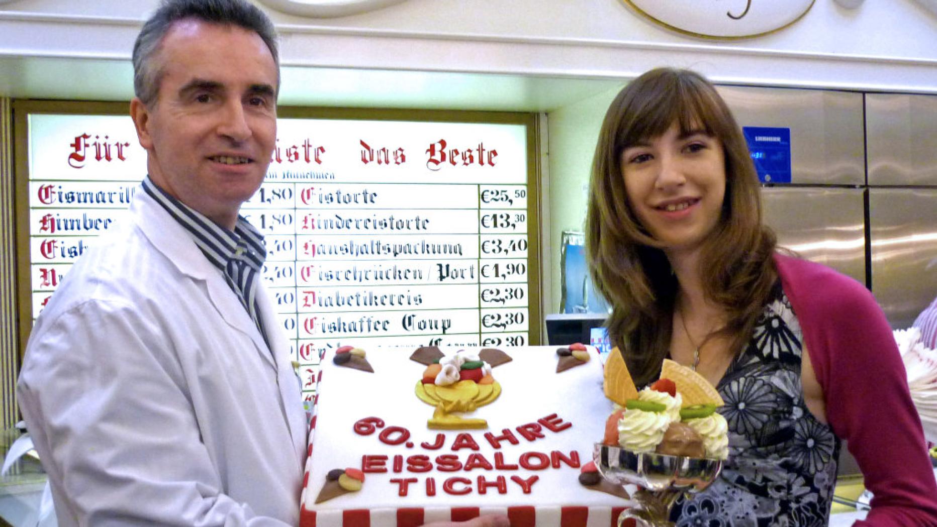 60 Jahre Tichy feiert mit Jubiläumseis