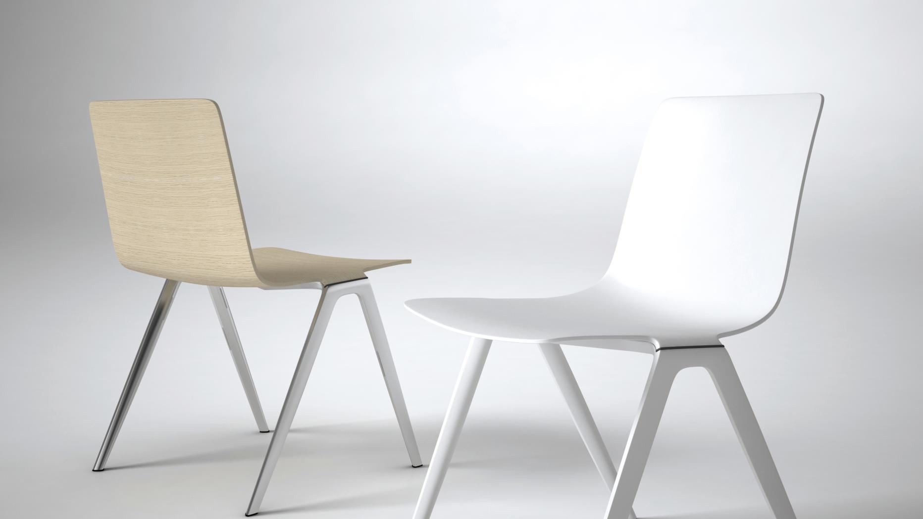 Its a chair. Стул Минимализм. Стулья незаметные в пространстве. Стул фирмы Bud. Ray Castor Base Chair by Brunner.