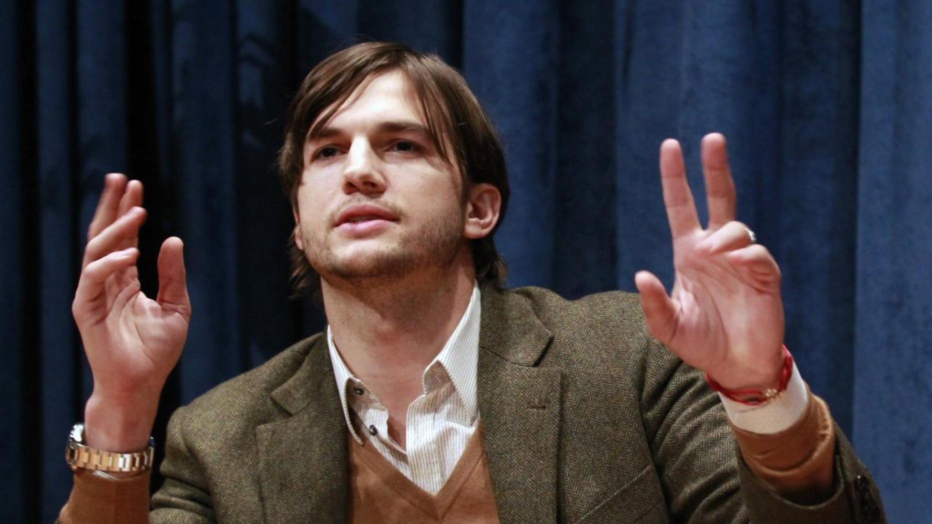 REUTERSActor Ashton Kutcher speaks during a news conference at the United N...
