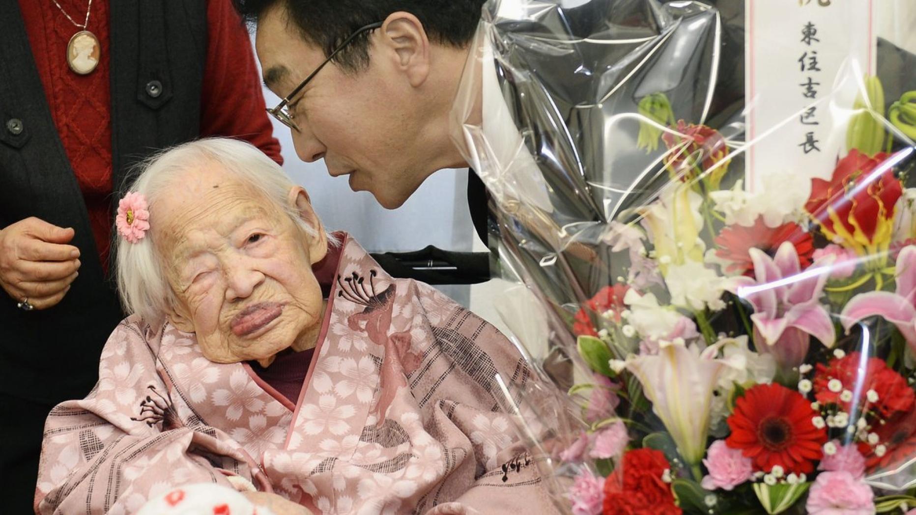 117 Jahre Älteste Frau der Welt feiert Geburtstag