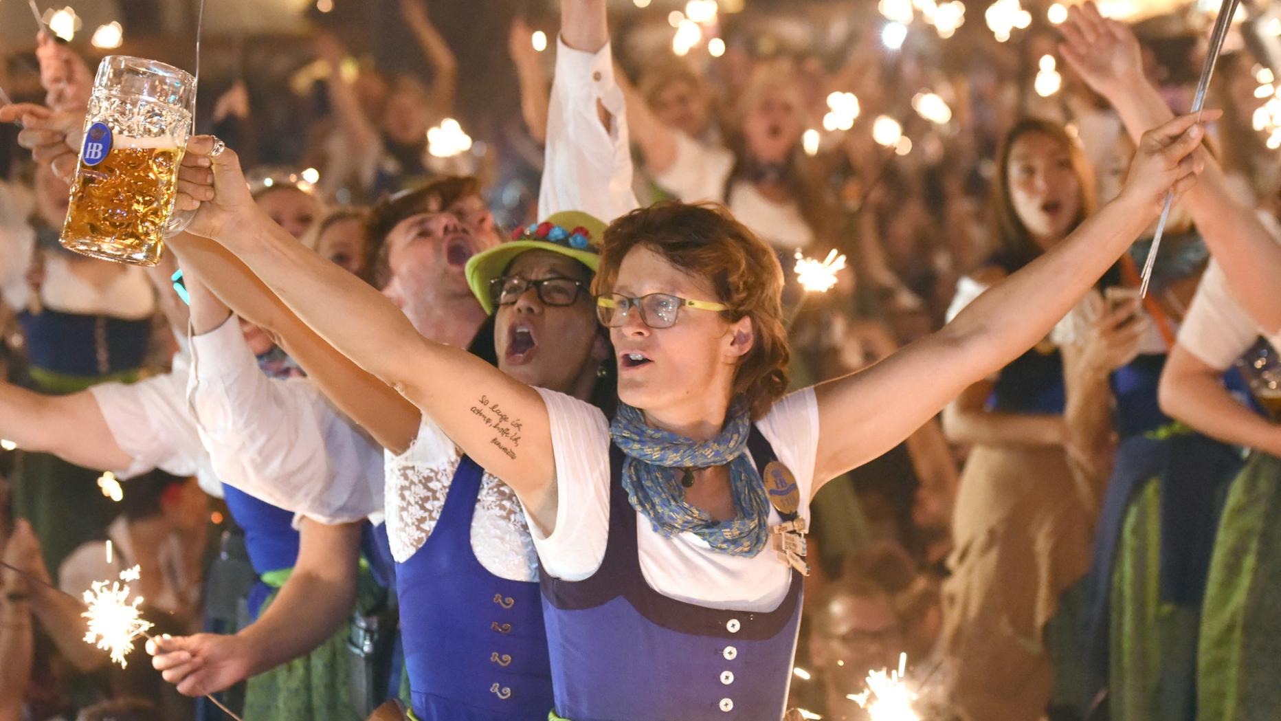 Oktoberfest Bier lässt das Herz rasen