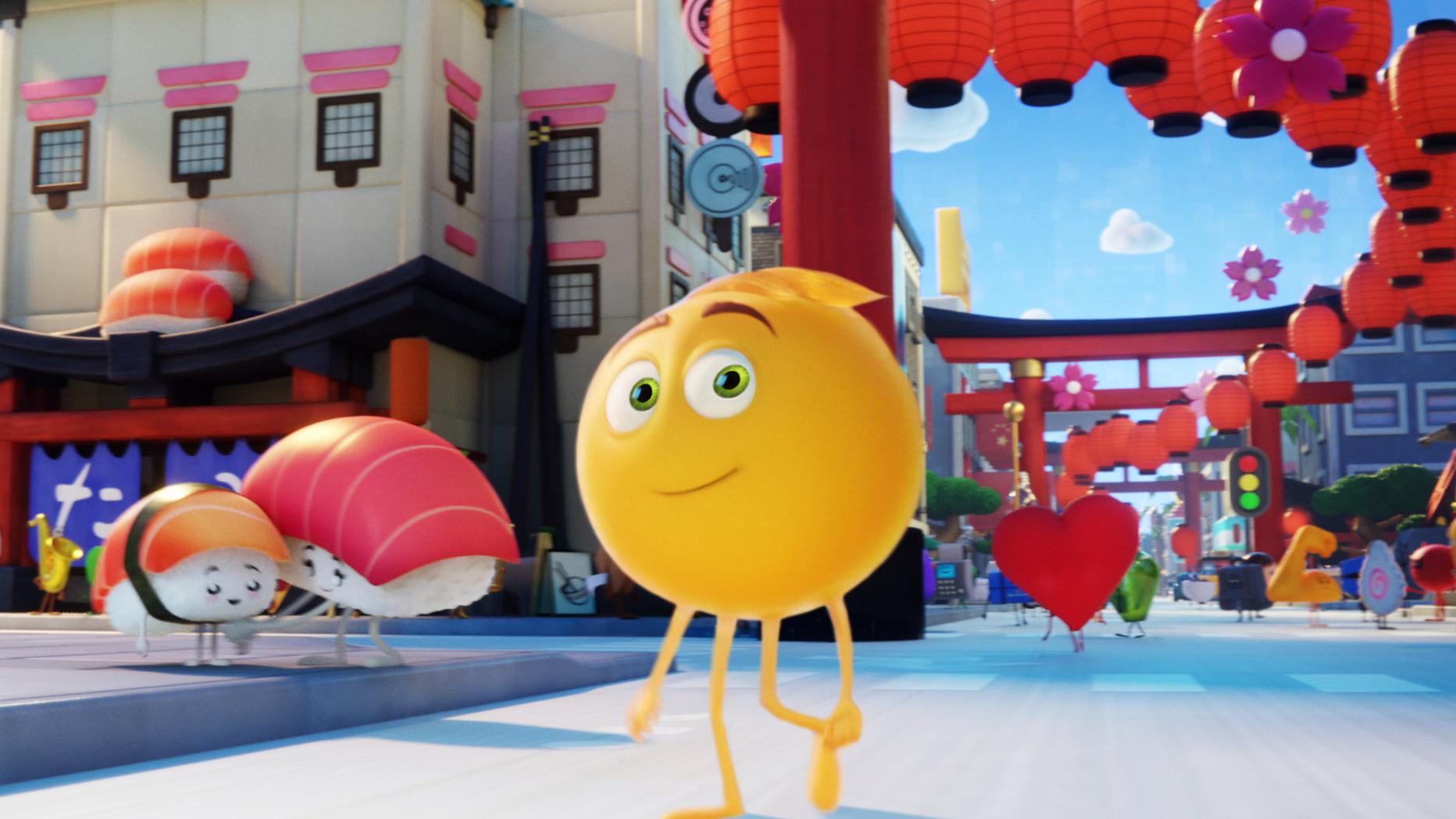 Emoji Film Movie Uber Gelbe Geistlose Grinser Kurier At