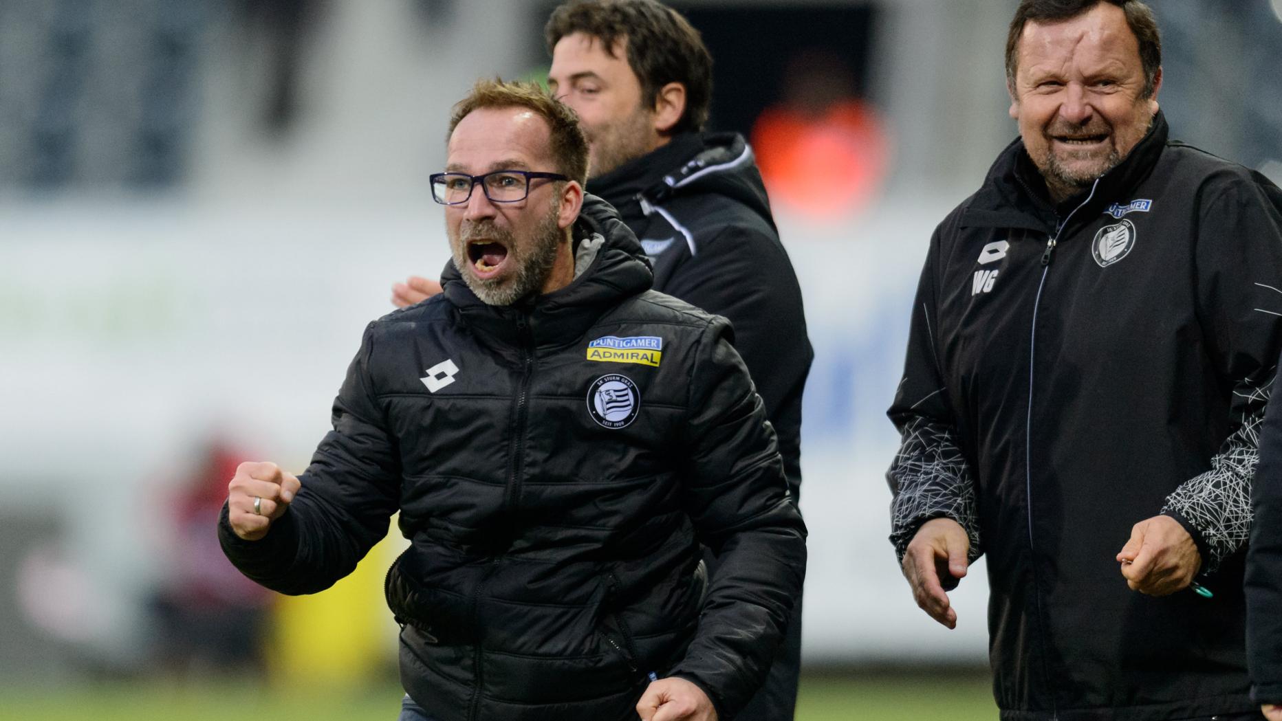 Gelungenes Debüt für Roman Mählich als SturmCoach