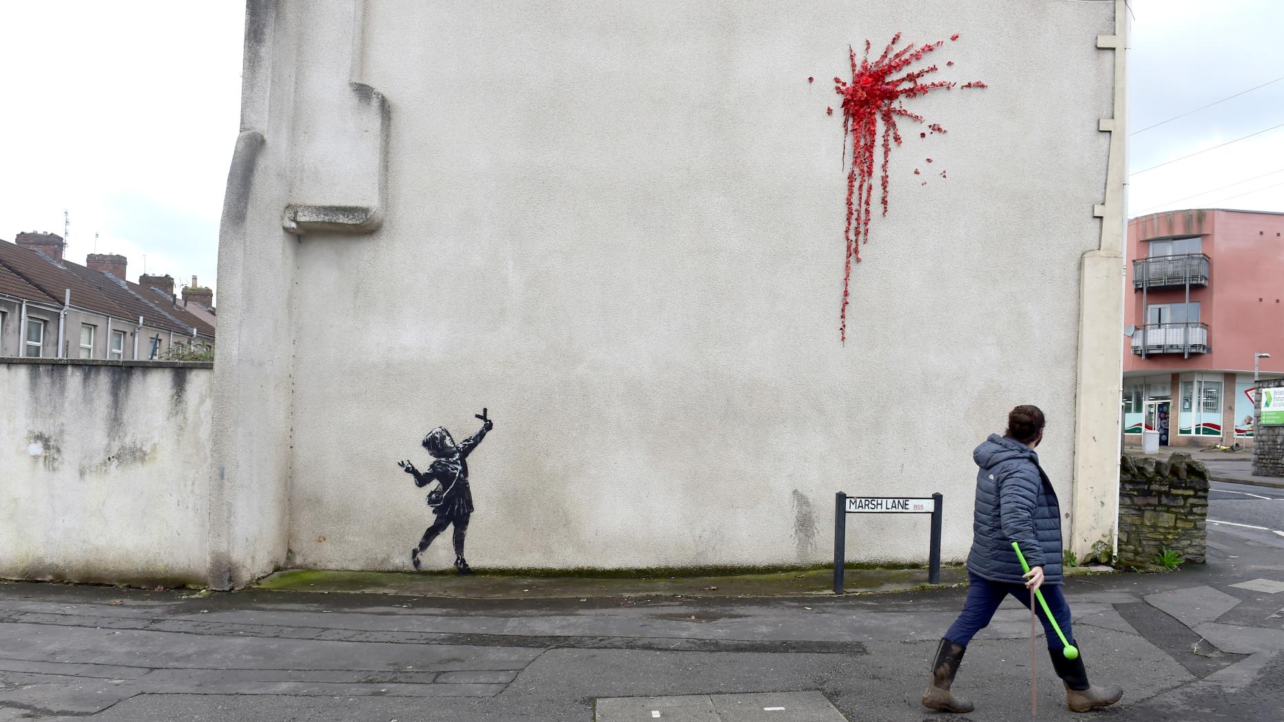 War Es Banksy Neues Werk In Bristol Der Heimatstadt Des Künstlers 9839