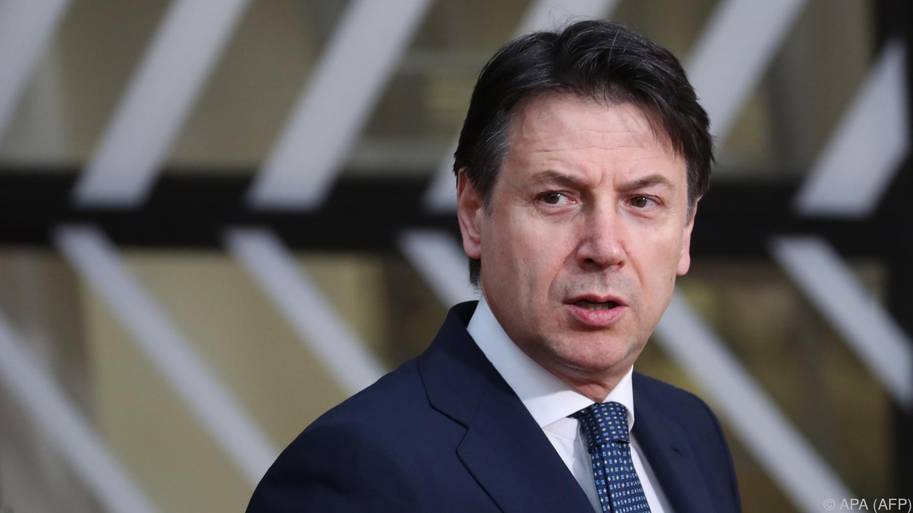 Italienischer Ministerpräsident: \