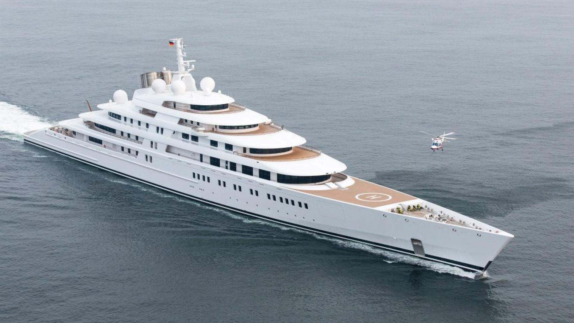 oligarch yacht in cabo