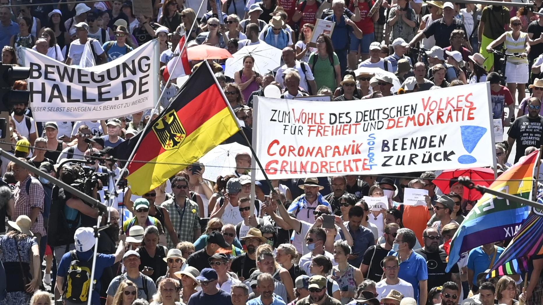 Demos gegen CoronaPolitik dürfen in Berlin stattfinden