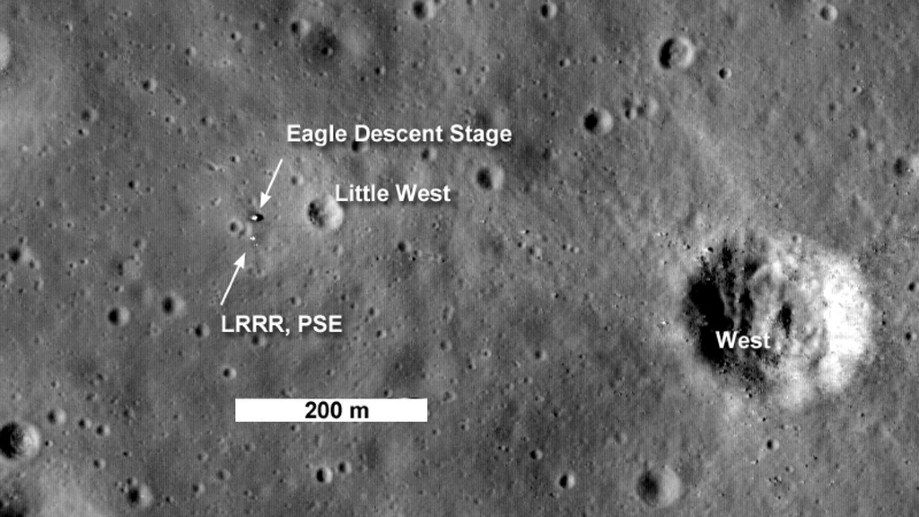 Deutliche Menschen-Spuren auf dem Mond