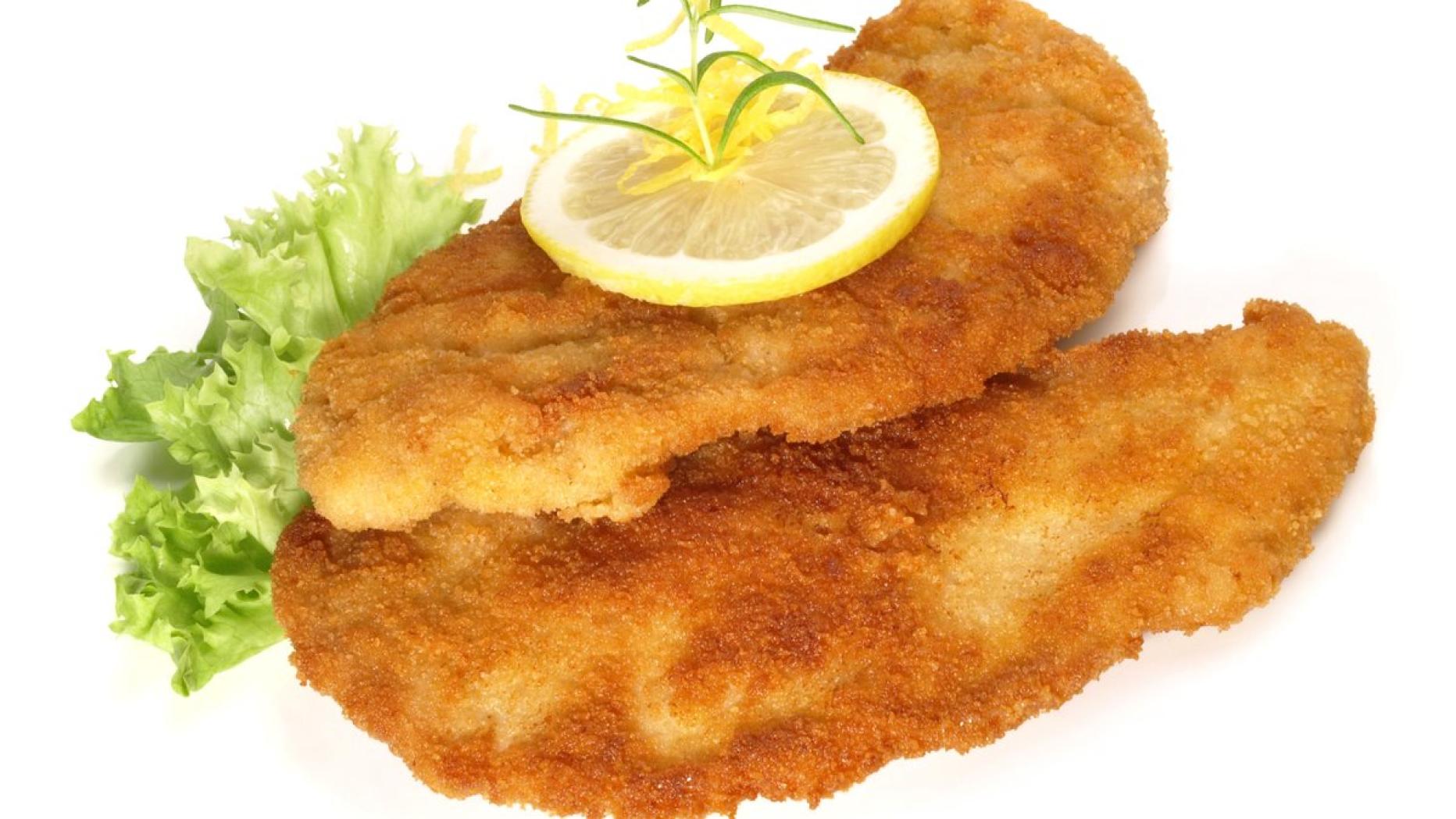 Куриная грудка миланезе. Венский шницель из курицы. Эскалоп в панировке. Отбивная эскалоп. Эскалоп по милански.