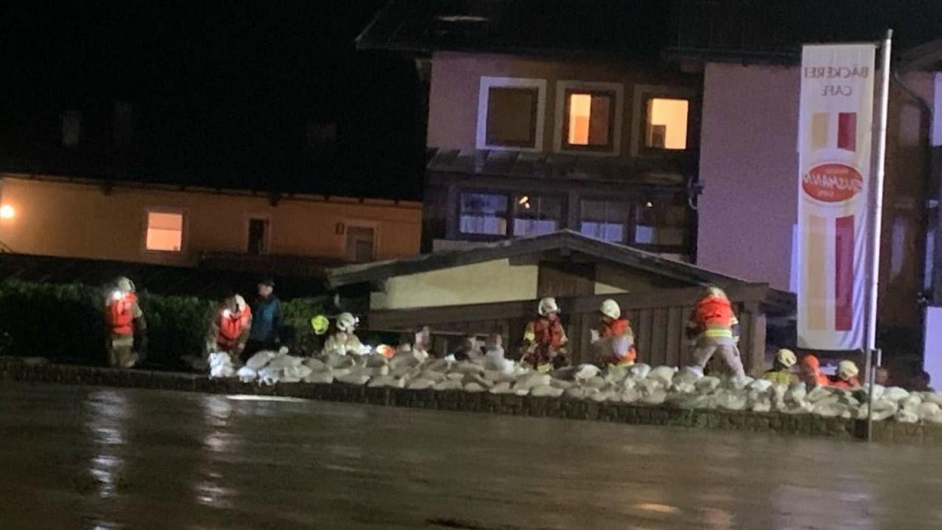 Hochwasser in Mittersill: Wir sind schon am Maximum