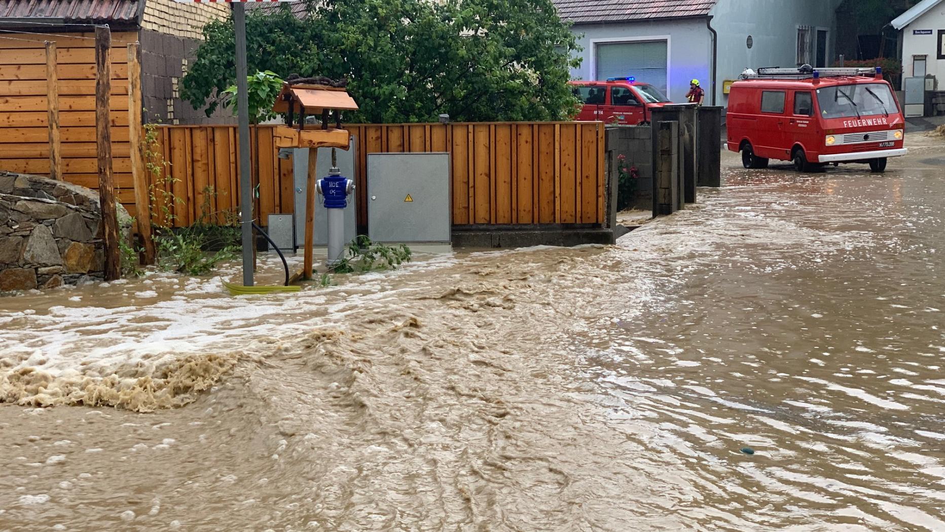 Hochwasser: Aufräumarbeiten in Niederösterreich angelaufen