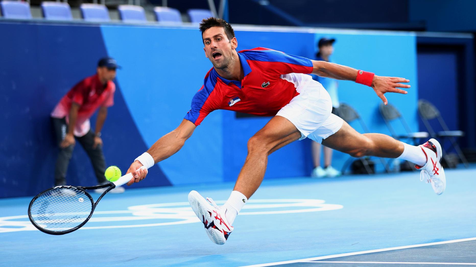 Джокович теннис музетти. Australian open Fans Djokovic.