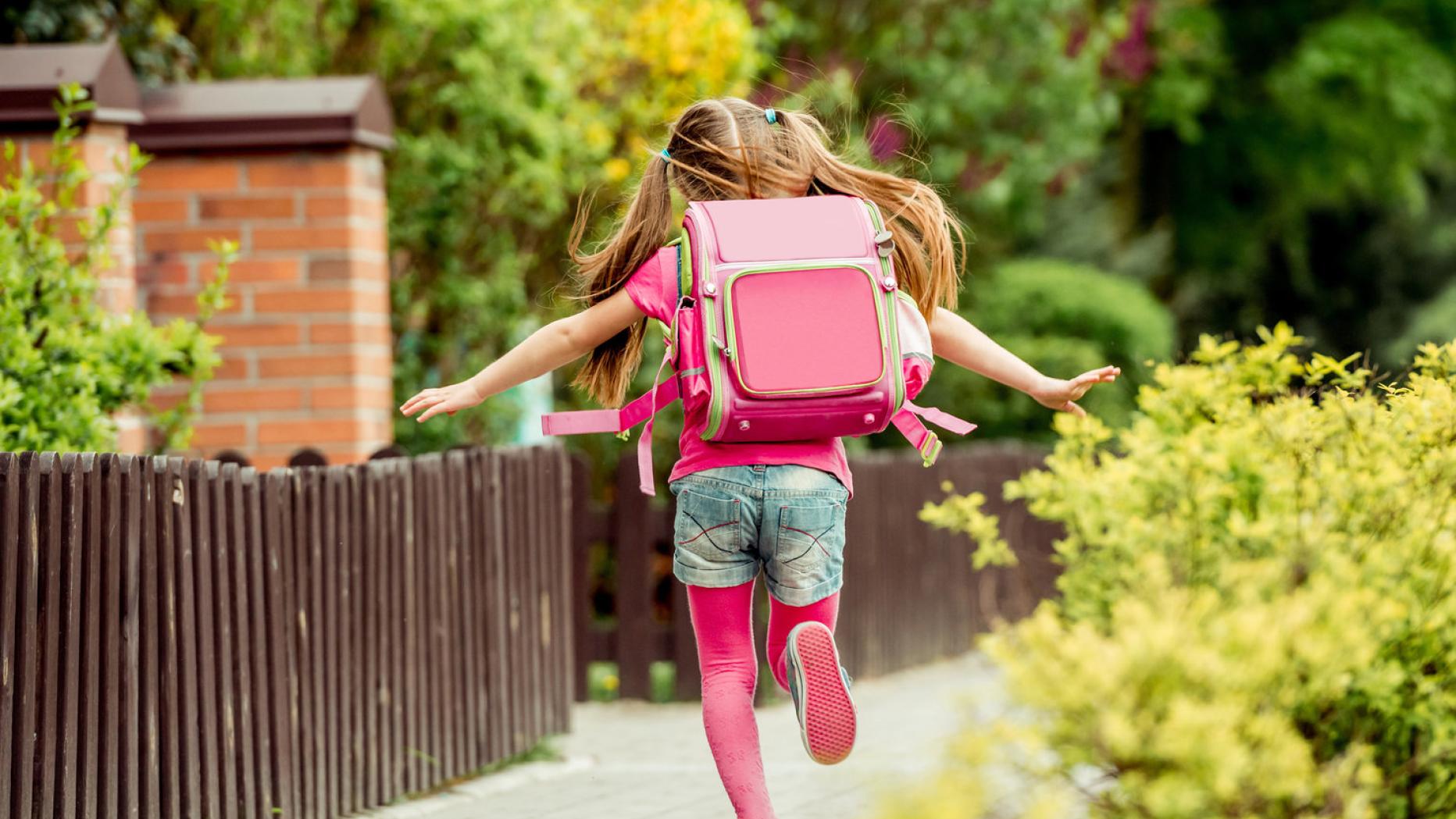 She going to school