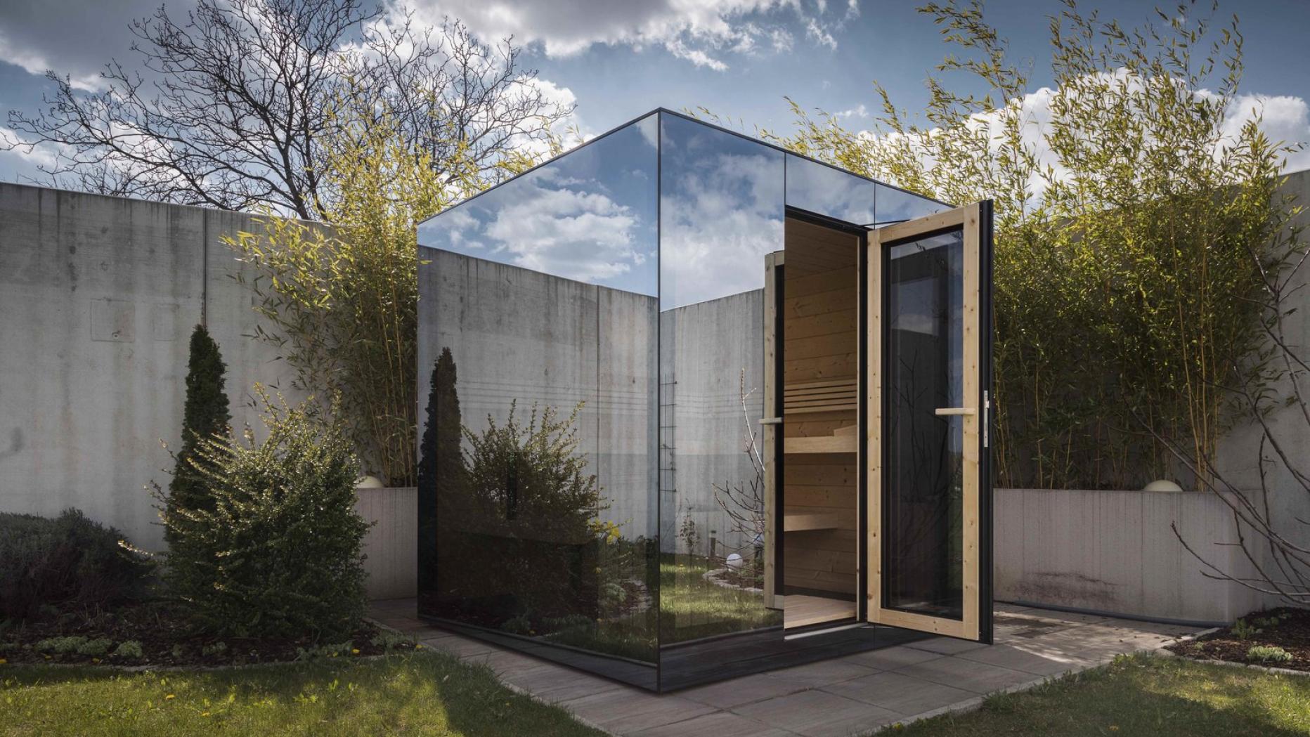 Design der Woche Die "unsichtbare" Sauna im Garten