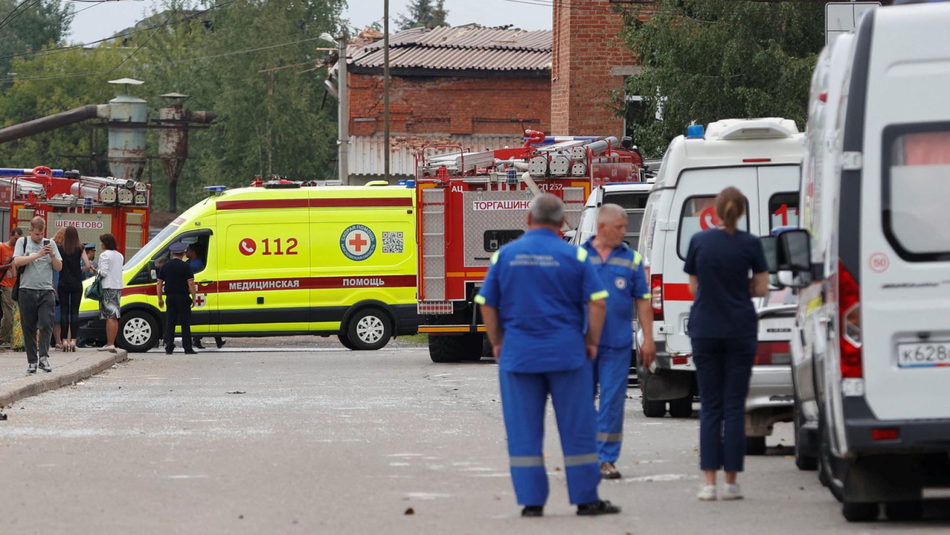 Mehr Als 50 Verletzte Nach Heftiger Explosion Auf Fabrikgelände Nahe Moskau