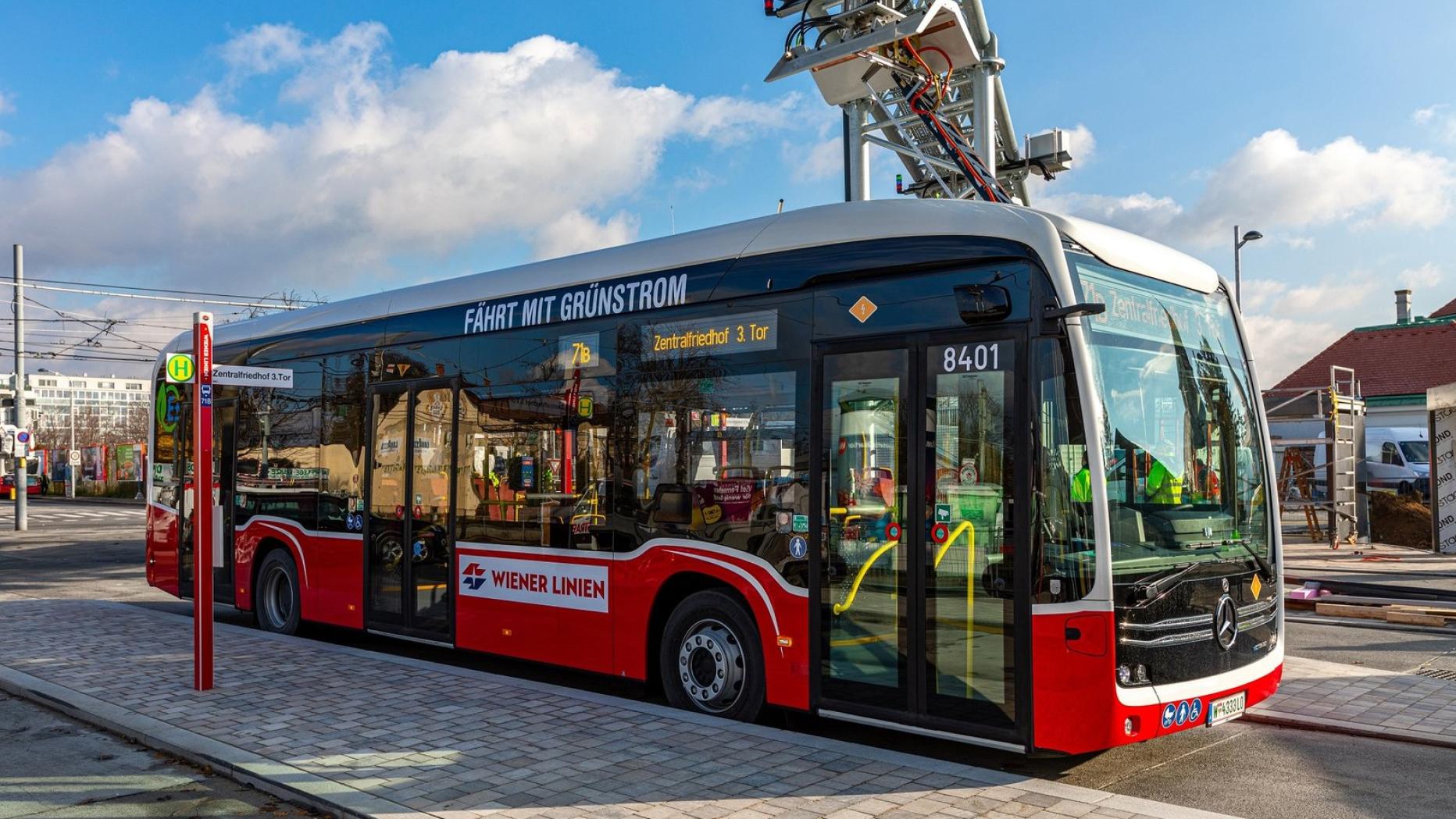 Wiener Linien: Neue E-Busse Starten Auf Zwei Routen