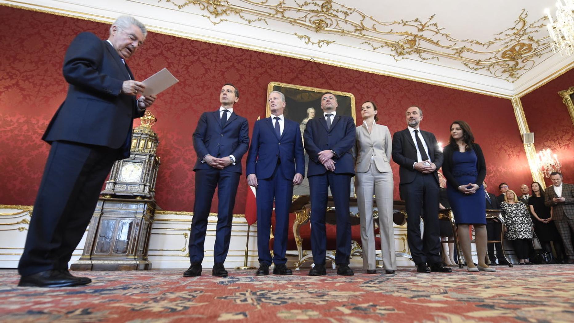 Das sind die neuen Minister von Österreich