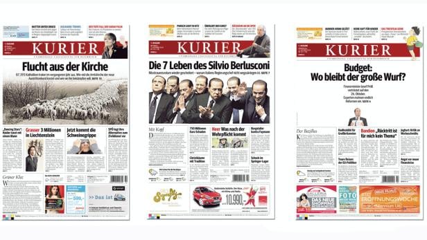 KURIER-Layouts ausgezeichnet