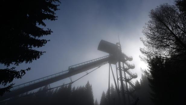 Das Wetter spielt in Klingenthal nicht mit.