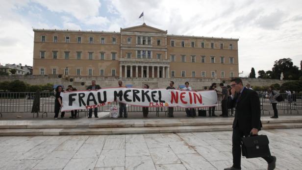 In Athen hielt sich die Freude über Merkels Besuch in Grenzen