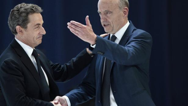 Im Mitterechts-Lager heißt es Sarkozy (l.) vs. Juppé (r.)