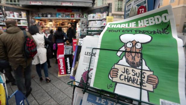 Mittwochfrüh kam es in Frankreich zu einem riesigen Ansturm auf die neue Ausgabe von &quot;Charlie Hebdo&quot;.