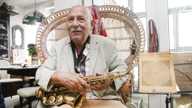 Jazz-Saxofonist Hans Salomon, Saxophon