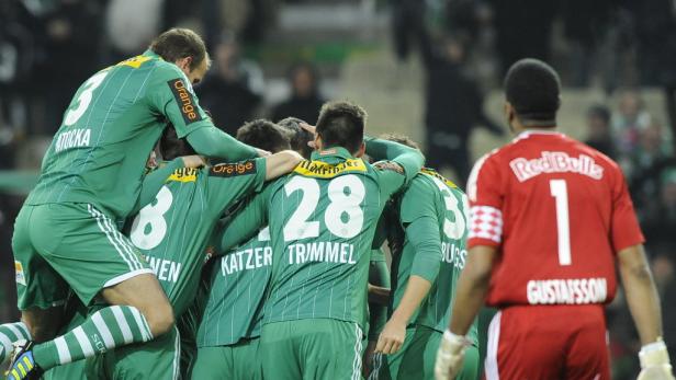 Freude bei Rapid, Ärger in Salzburg