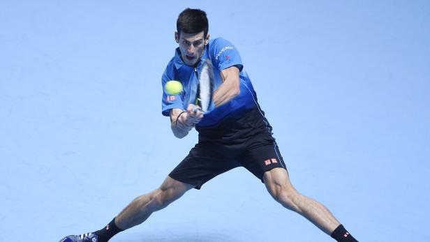 Novak Đoković beim Tennismatch.