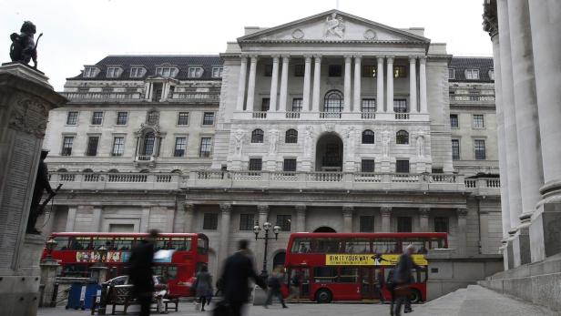 Die Bank of England in London