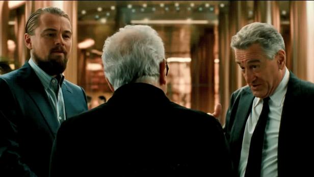 Leonardo DiCaprio und Robert De Niro in einer Szene.