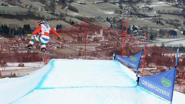 Die Qualifikation der Snowboardcrosser war der erste Bewerb am Kreischberg