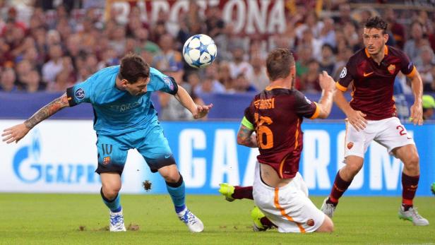 Lionel Messi (li.) ist zurück - die Römer wird&#039;s nicht freuen.