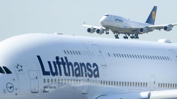 Landeanflug einer Boeing 747