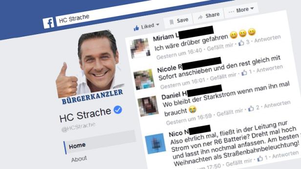 Staatsanwaltschaft untersucht Hasspostings auf Straches Facebook-Seite