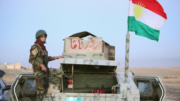 Kurdische Peshmerga sind ebenfalls Teil der Koalition