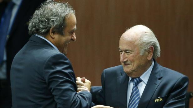 Michel Platini und Joseph Blatter