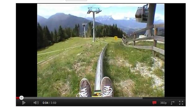Video: Tiroler Rodelbahn als Youtube-Hit