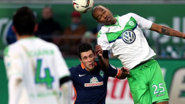 Zlatko Junuzovic wurde in Wolfsburg zur Pause ausgetauscht.