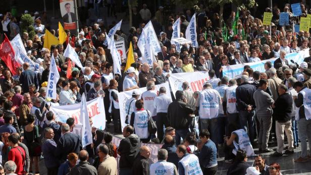 Solche Bilder wird es in nächster Zeit nicht geben: Demonstration in Ankara