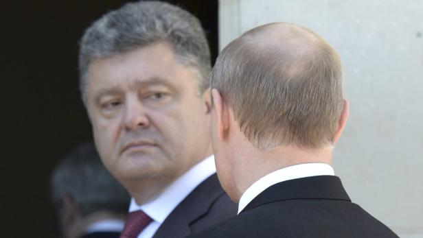 Misstrauen prägt die Beziehung zwischen dem ukrainischen Präsidenten Poroschenko und Kremlchef Putin