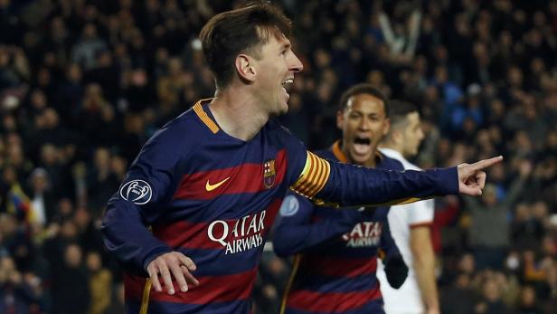 Lionel Messi erzielte beim 6:1 von Barcelona gegen Roma einen Doppelpack.