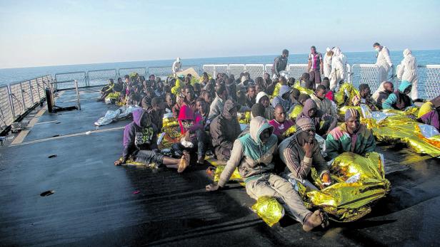 Fluchtroute Libyen–Italien